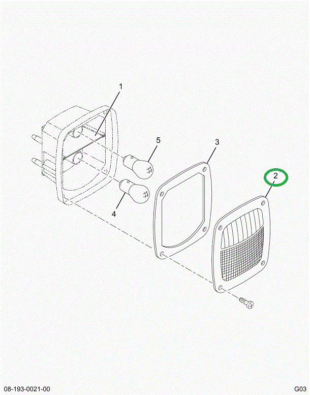 1669581C1 LENS TURN SIGNAL & STOP