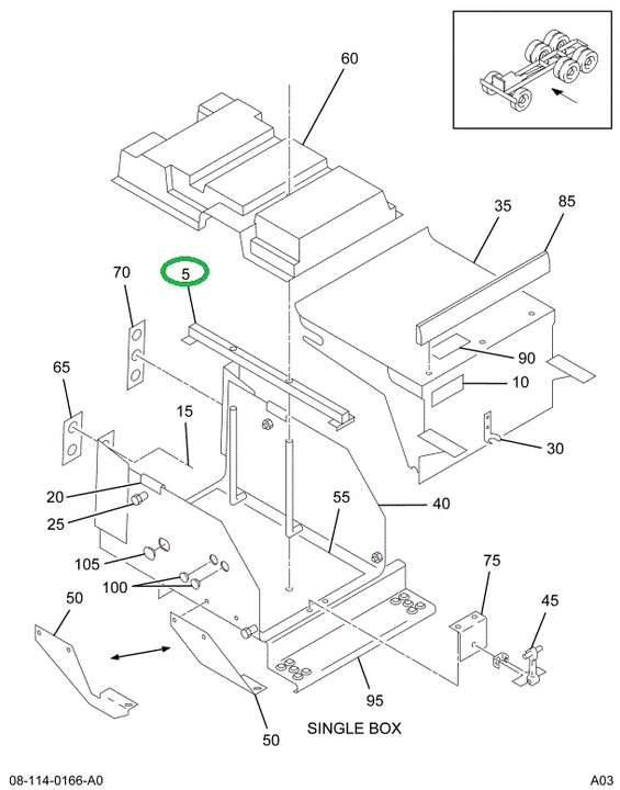 1669791C1 BOLT BTRY HOLD DOWN