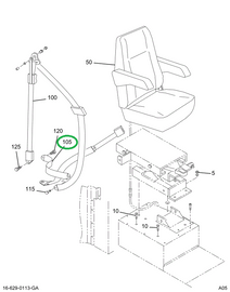 1669820C1 BELT TETHER 13 1/2