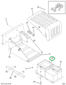 1670134C1 CLAMP ASSY BATTERY