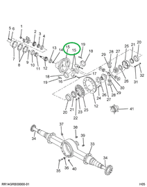 1670359C91 Carrier, Differential W/bearin