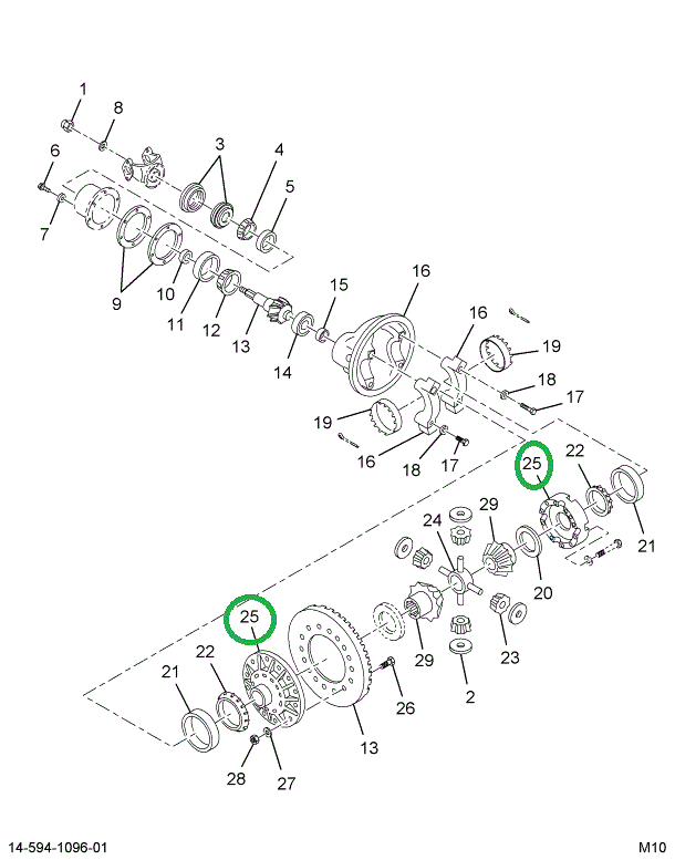 1670488C91 CASE ASSY DIFF 4.33-7.17 RATIO