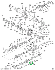 1670502C1 Spacer, Pinion Bearing, Inner,