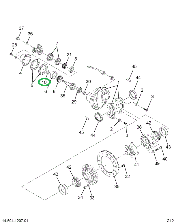 1670511C1 SPACER PIN BRG .344