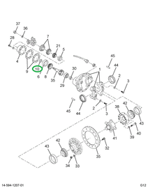 1670516C1 SPACER PIN BRG .353