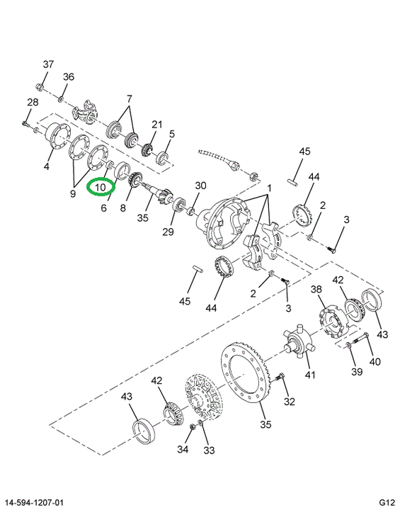 1670516C1 SPACER PIN BRG .353
