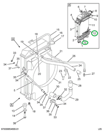 1671275C1 GASKET RAD CORE TO TANK
