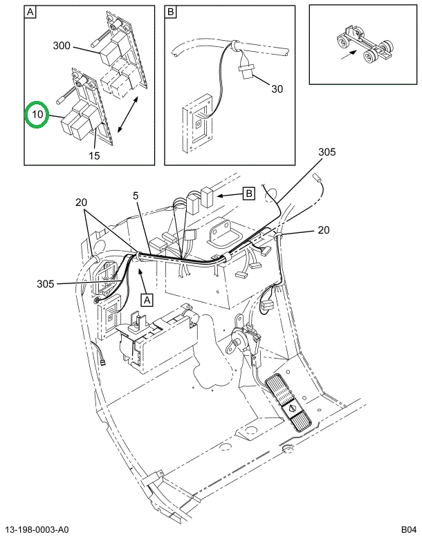 1671532C1 SWITCH  FRT AXLE ENGAGE