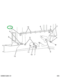 1671669C1 BRACKET ASSY SPLASH SHIELD MTG