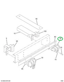 1671770C2 BRACKET REAR SPRING RR RIGHT