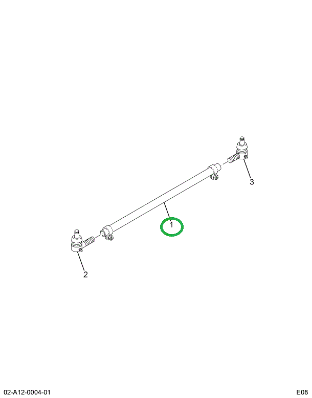 1671965C91 ROD TIE W/CLAMPS