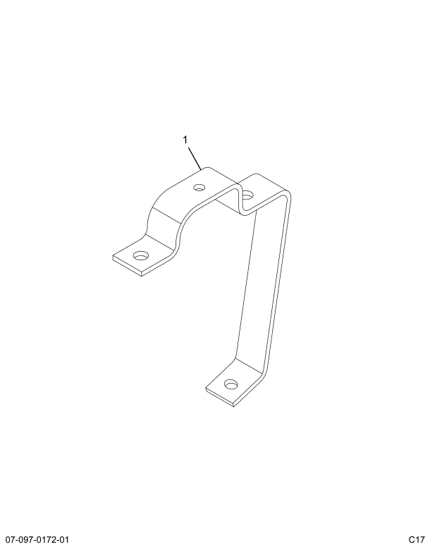 1672575C1 BRACKET HEAT SHIELD