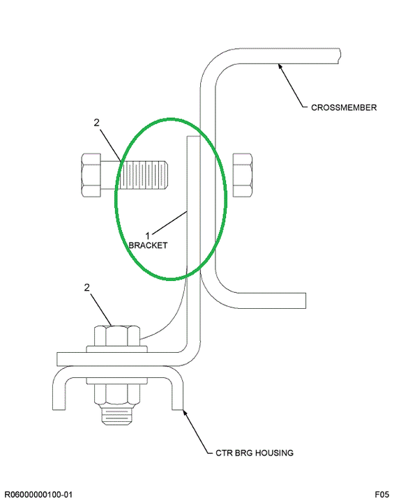 1672918C1 Bracket, Support, Ctr Bearing