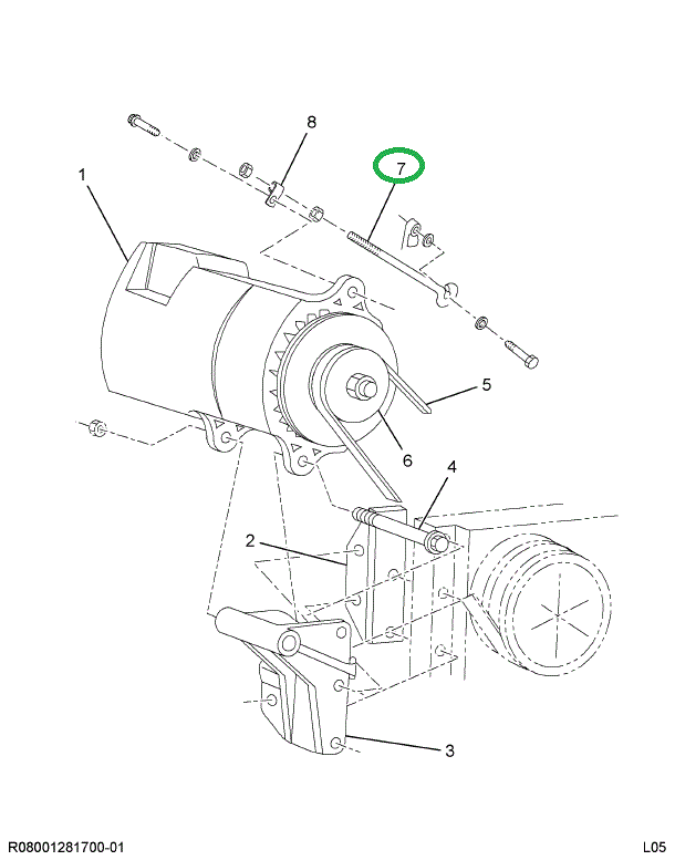 1673738C3 ROD GEN ADJUSTING*EYE-BOLT 1/2