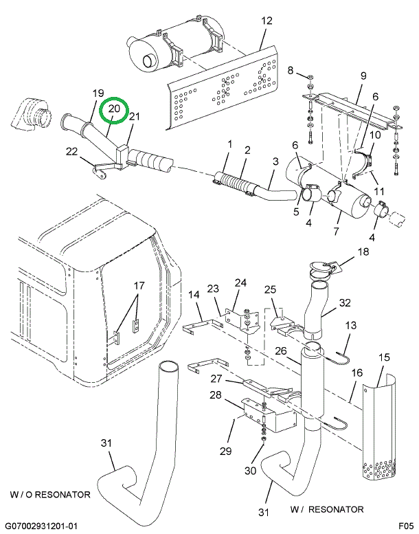 1674005C2 PIPE EXHAUST