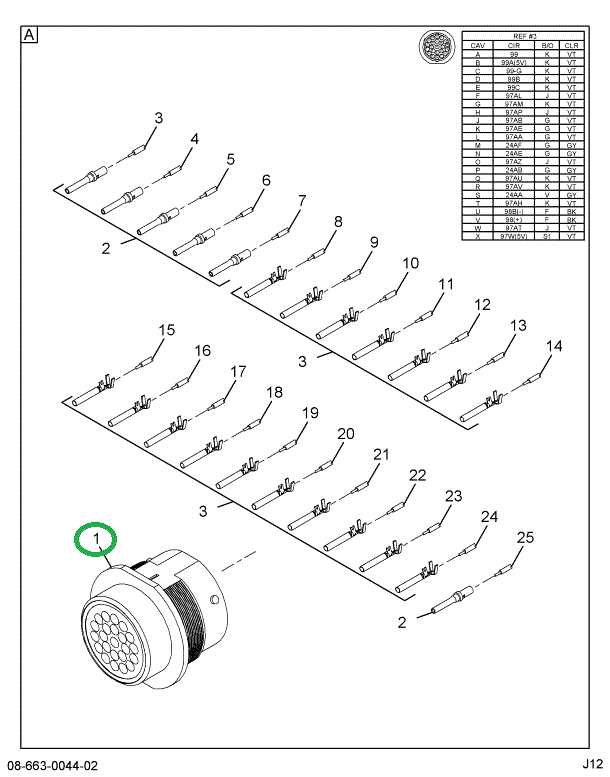 1674090C1 CONNECTR,CONNECTOR RECEPTACLE