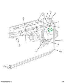 1674202C92 PIPE ASSY FLUID HTR OUTLET