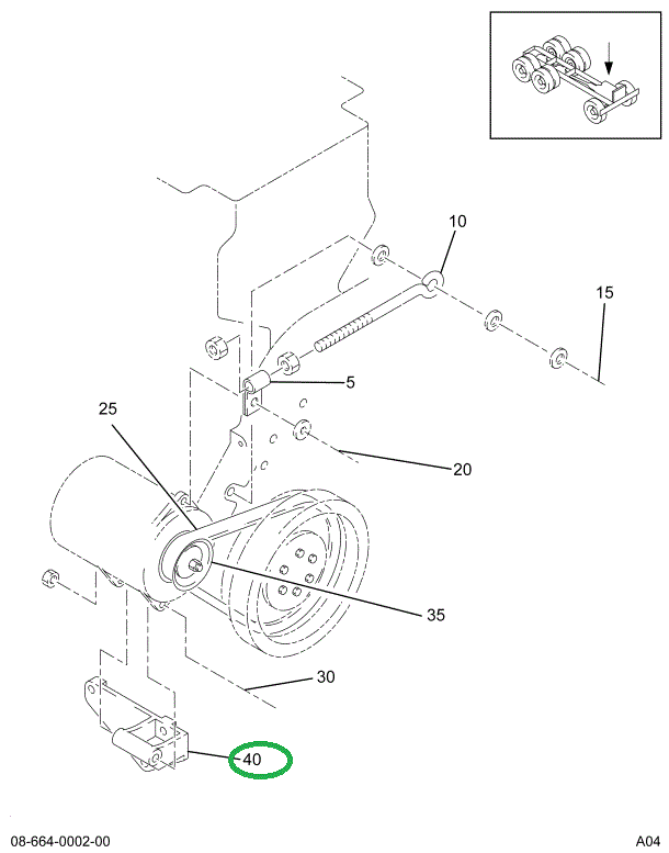 1674273C1 BRACKET GENERATOR MTG