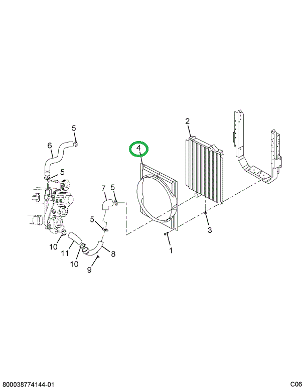 1674335C7 SHROUD,FAN