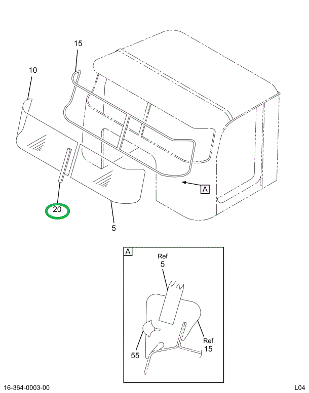 1675453C1 MOULDING WINDSHIELD 27