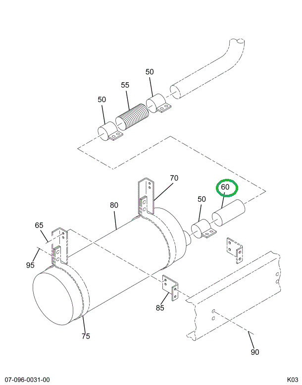 1675489C1 PIPE EXHAUST