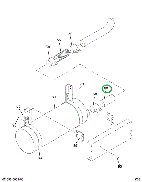 1675489C1 PIPE EXHAUST