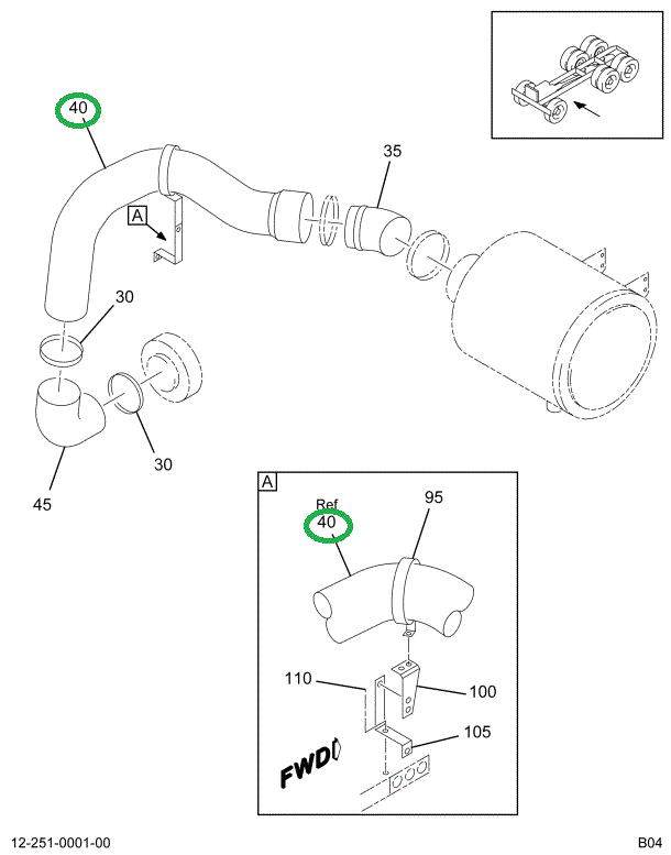 1675798C1 PIPE AIR CLEANER