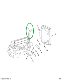 1675854C1 Hose, Radiator, Outlet