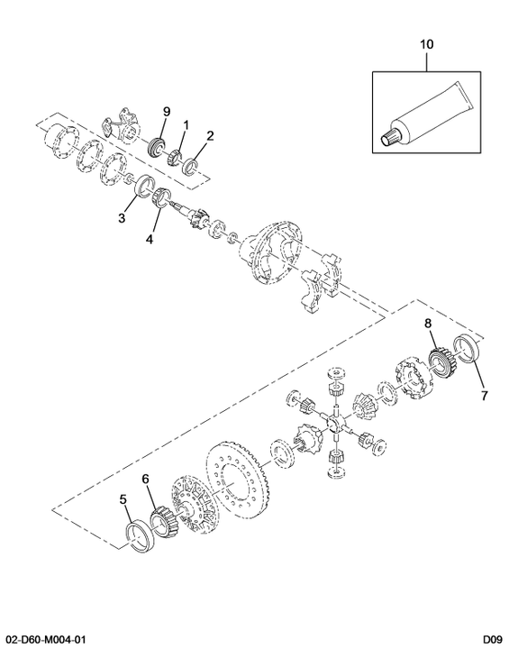 1676480C91 DIFF,KIT DIFF BRG & SEAL