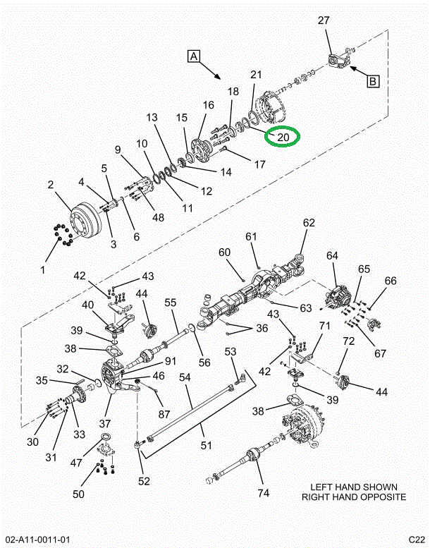 1676597C1 SEAL OIL AXLE SHAFT