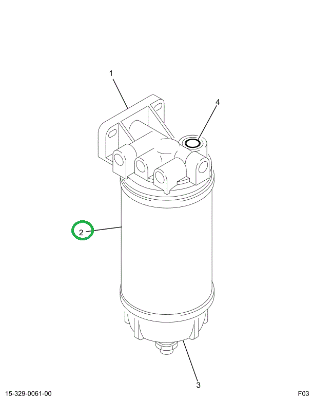 1677004C91 FILTER,ELEMENT FUEL FILTER