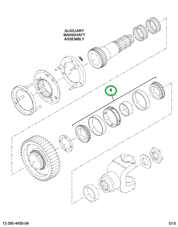 1677093C91 BEARING ROLLER AND SPACER ASM