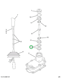 1677156C1 SPRING CONTROL LEVER
