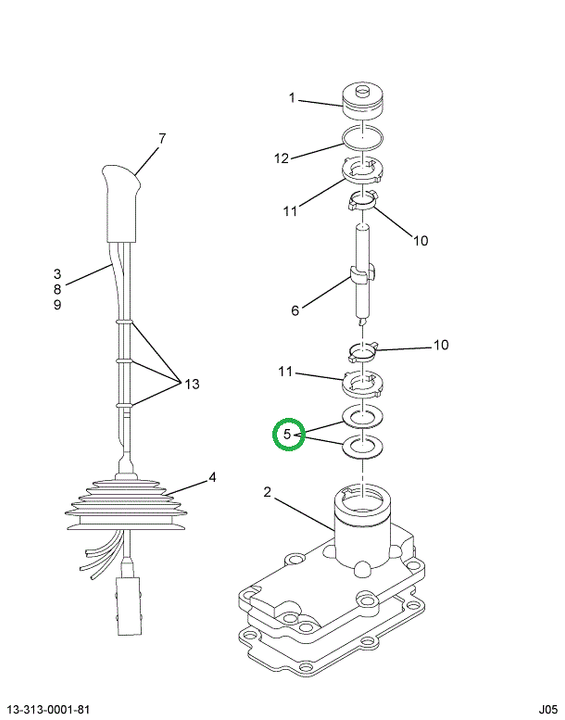 1677156C1 SPRING CONTROL LEVER