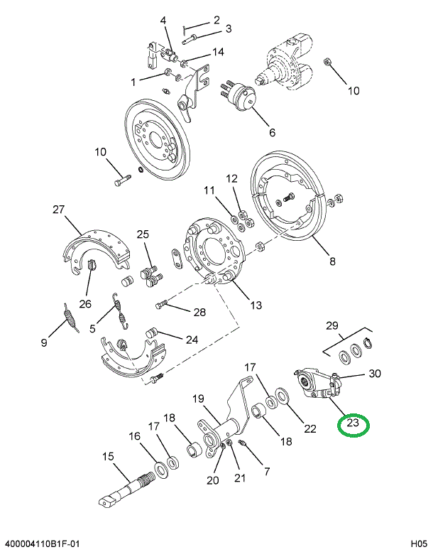 1677248C1 ADJUSTER SLACK MANUAL-MID