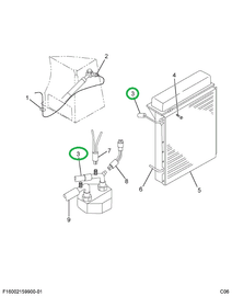 1677380C91 HOSE ASSY COMPR TO COND