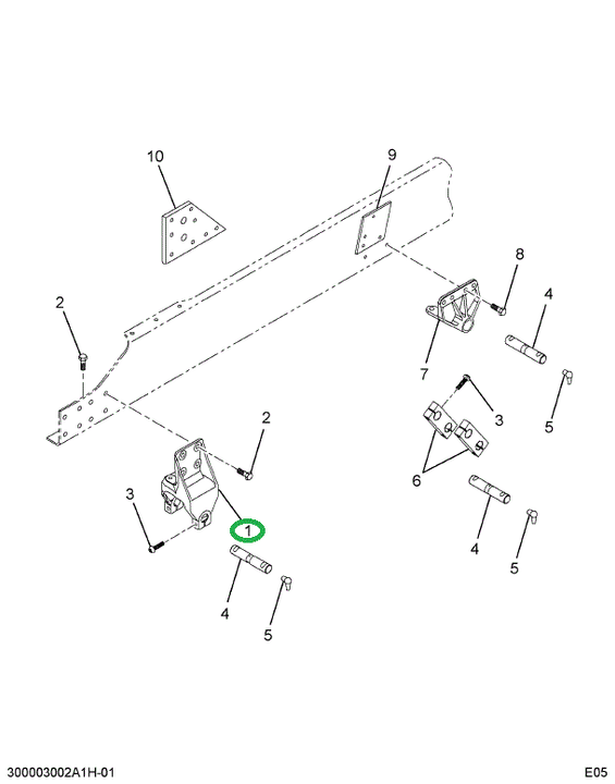 1677519C1 BRACKET FRT SPG FRT
