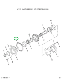 1677586C1 GASKET INPUT SHAFT RET T-CASE