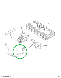1677736C91 Cable, Battery, Exc Ngd Engine
