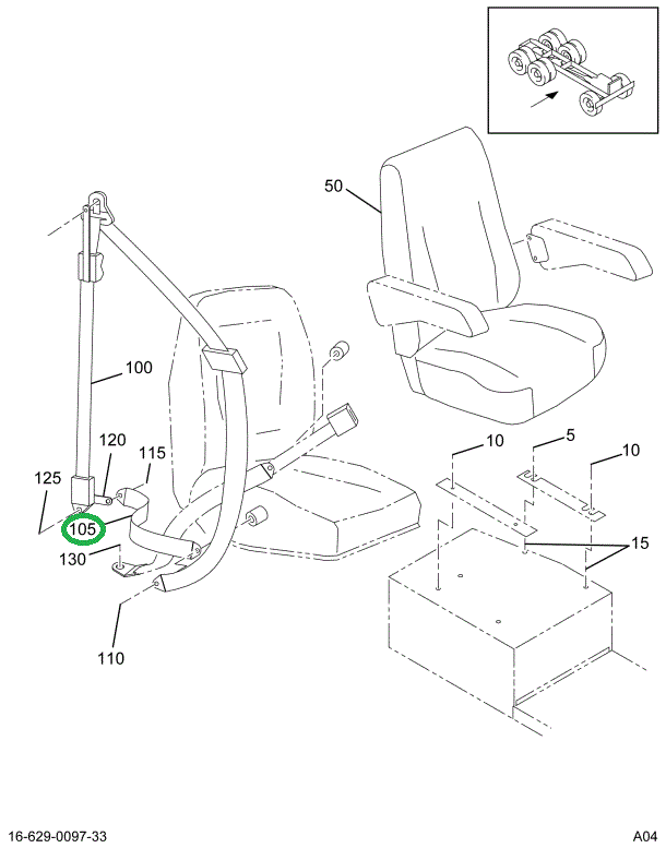 1677886C1 BELT TETHER 15