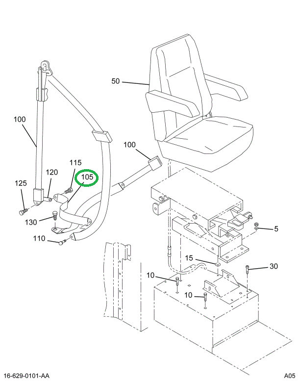 1677888C1 BELT TETHER 18