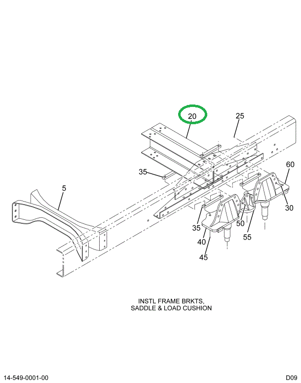 1677971C4 GUSSET BOGIE XMBR LWR LT