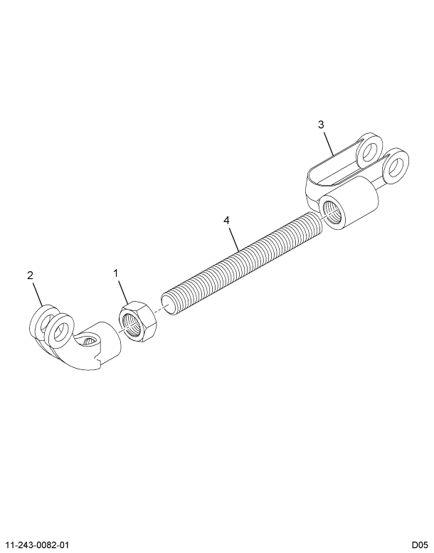 1678042C91 ROD CLUTCH CONTROL