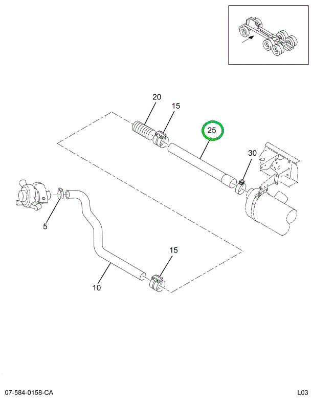 1678159C1 PIPE EXHAUST REAR