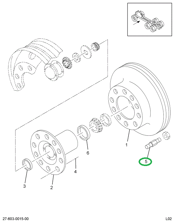 1680451C1 STUD ROTOR MTG