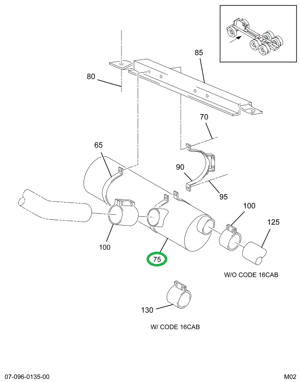 1680524C1 MUFFLER ASM EXHAUST