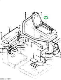 1680893C1 SEAL ENGINE COVER