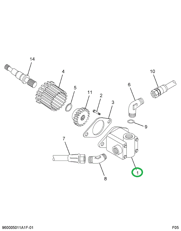 1681049C91 PUMP POWER STEERING