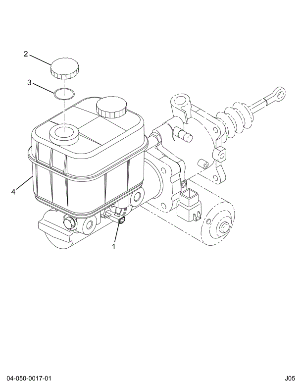 1681210C92 CYLINDER BRK MASTER