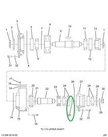 1681222C1 Spacer, Transfer Case Bearing